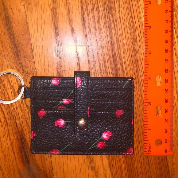 Cute Flowery Card Holder Keychain - Picture 3 of 4